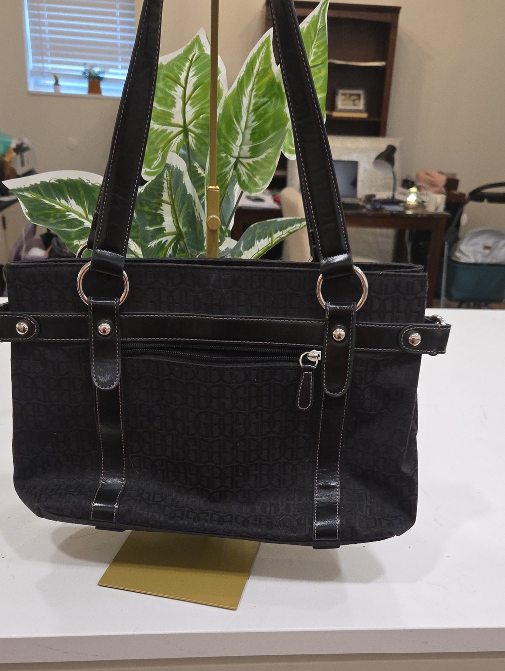 Giani Bernini Elegant Black Shoulder Tote
